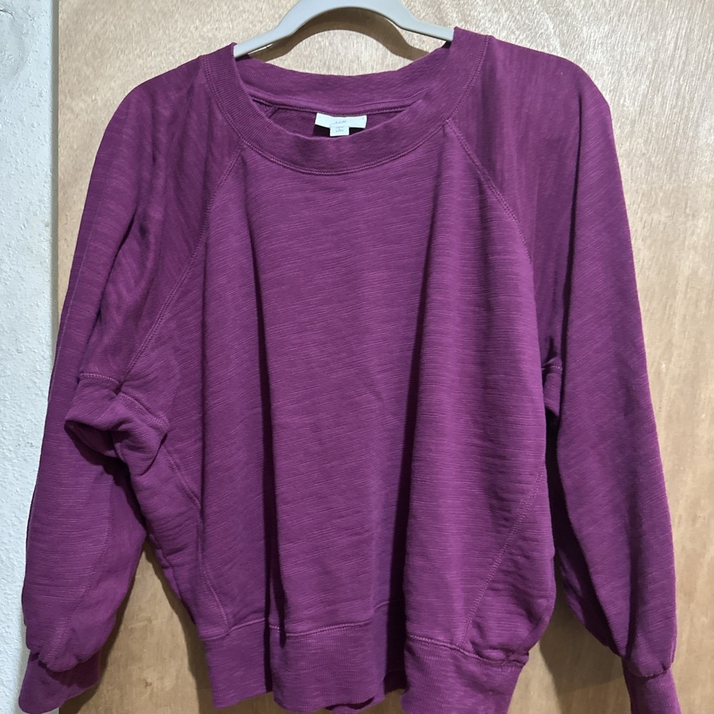 J Jill 100% Cotton Sweatshirt. Size Large Petite